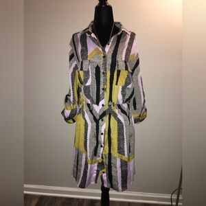 Bar III Shirt Dress Size Large